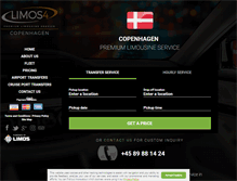 Tablet Screenshot of limos4copenhagen.com